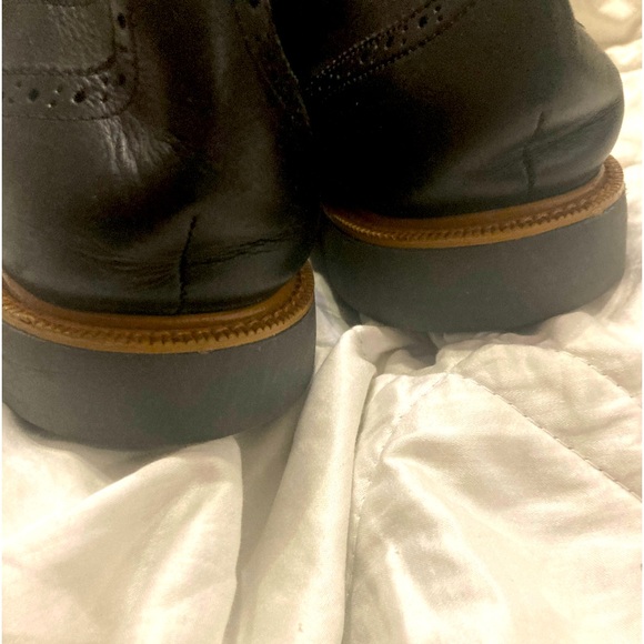 Cole Haan men size 10 Grand.Os black wingtip shoes EUC - Picture 5 of 8